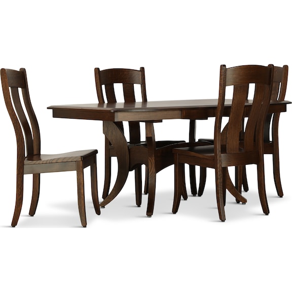 Dining Room Furniture - Fort Knox 5 Piece Dining Set