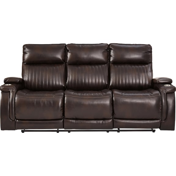 Living Room Furniture - Team Time Power Reclining Sofa