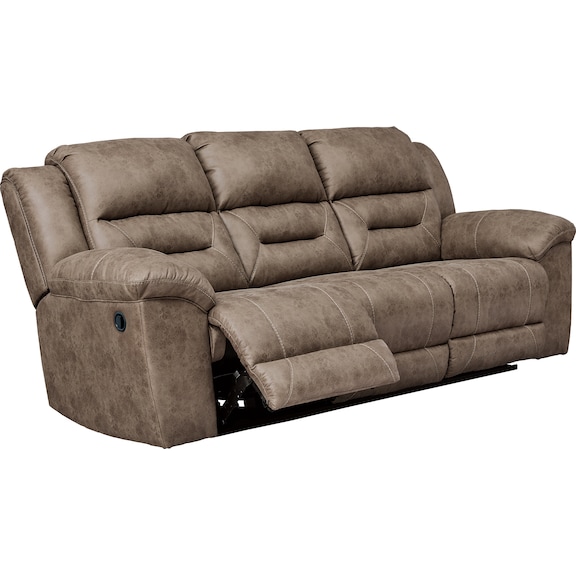 Living Room Furniture - Stoneland Reclining Sofa