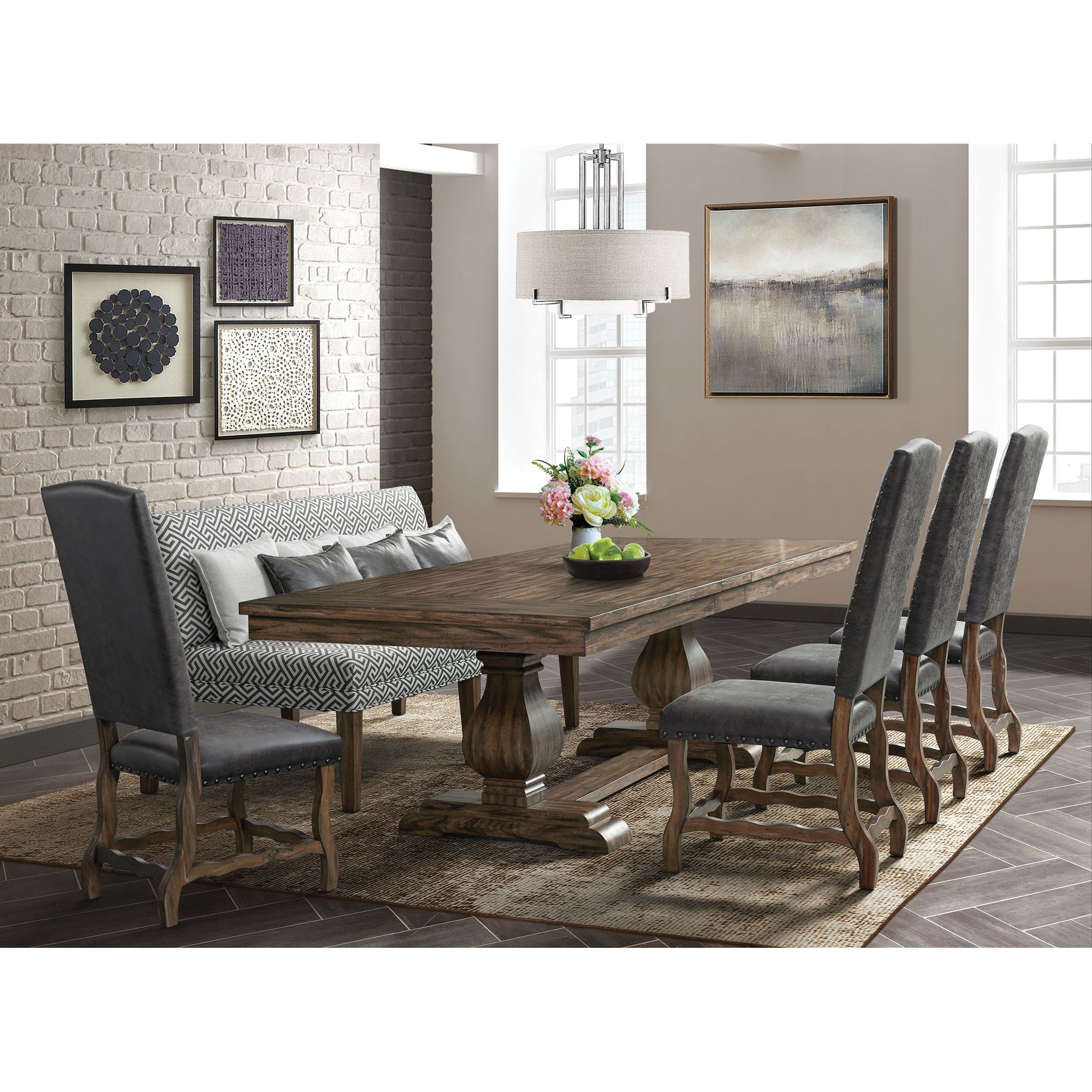 Evelin 6 Piece Dining Room Set Levin, Dining Room Table And Chairs Set Of 6