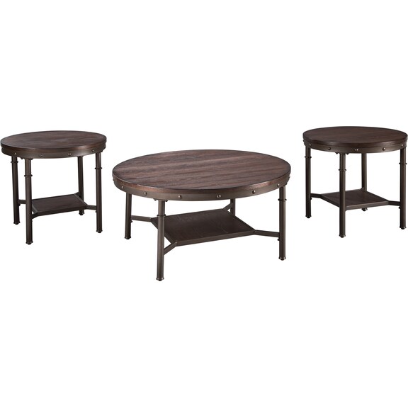 Accent and Occasional Furniture - Sandling Table (Set of 3)