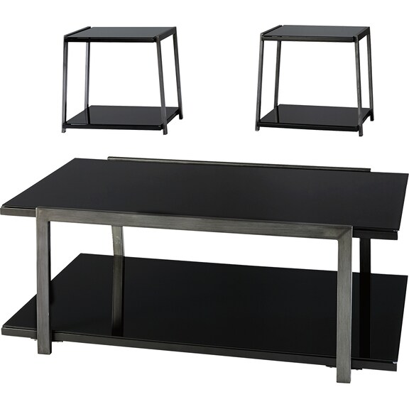 Accent and Occasional Furniture - Rollynx Table (Set of 3)