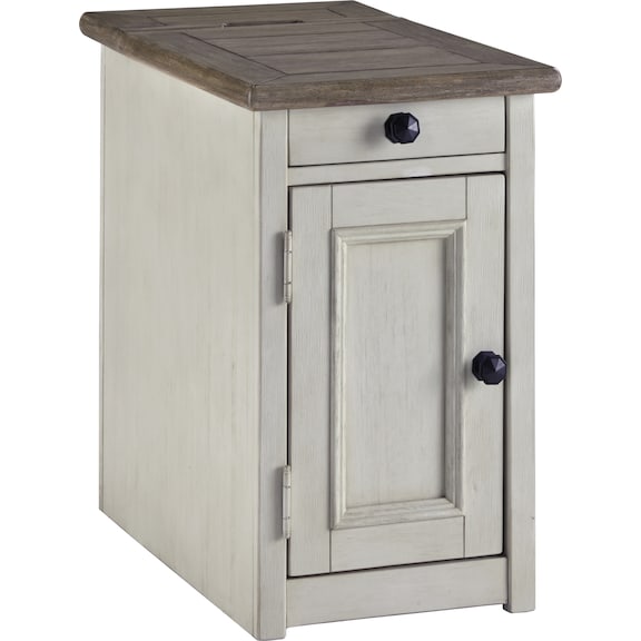 Accent and Occasional Furniture - Bolanburg Chairside End Table with USB Ports & Outlets