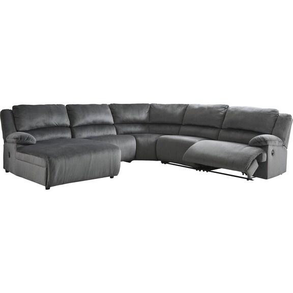 Living Room Furniture - Clonmel 6-Piece Reclining Sectional