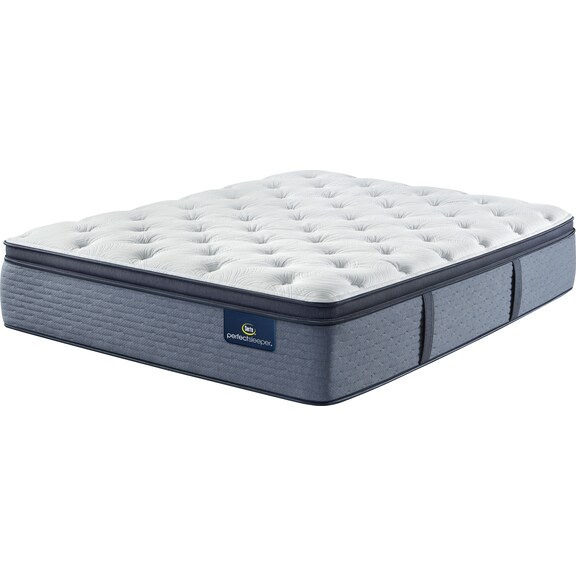 Mattresses and Bedding - Serta® Perfect Sleeper® Plaza Suite Hybrid Plush Pillow Top Twin Mattress