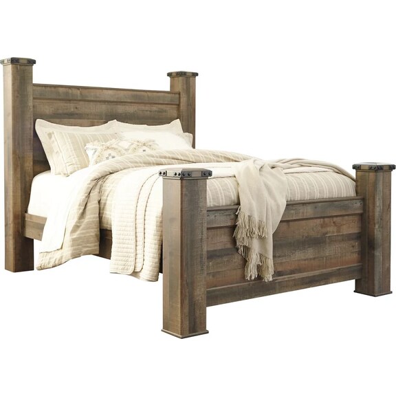 Bedroom Furniture - Trinell Queen Poster Bed