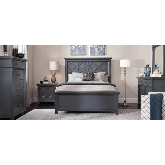 Bedroom Furniture - Hamilton 4pc Queen Bedroom Set
