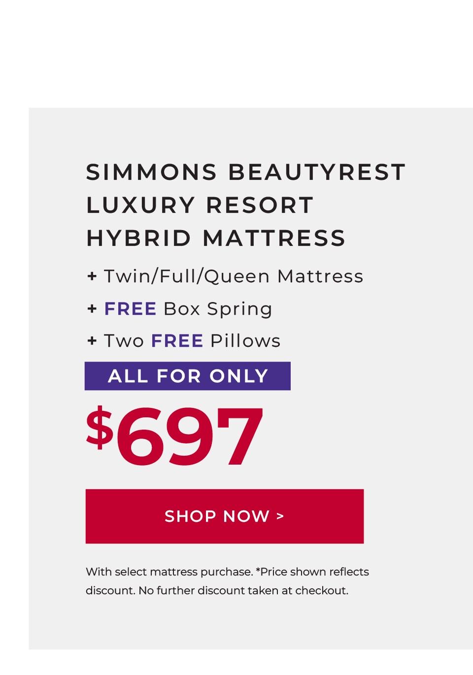 Shop Beautyrest Harmony Luxury Resort Bundles.