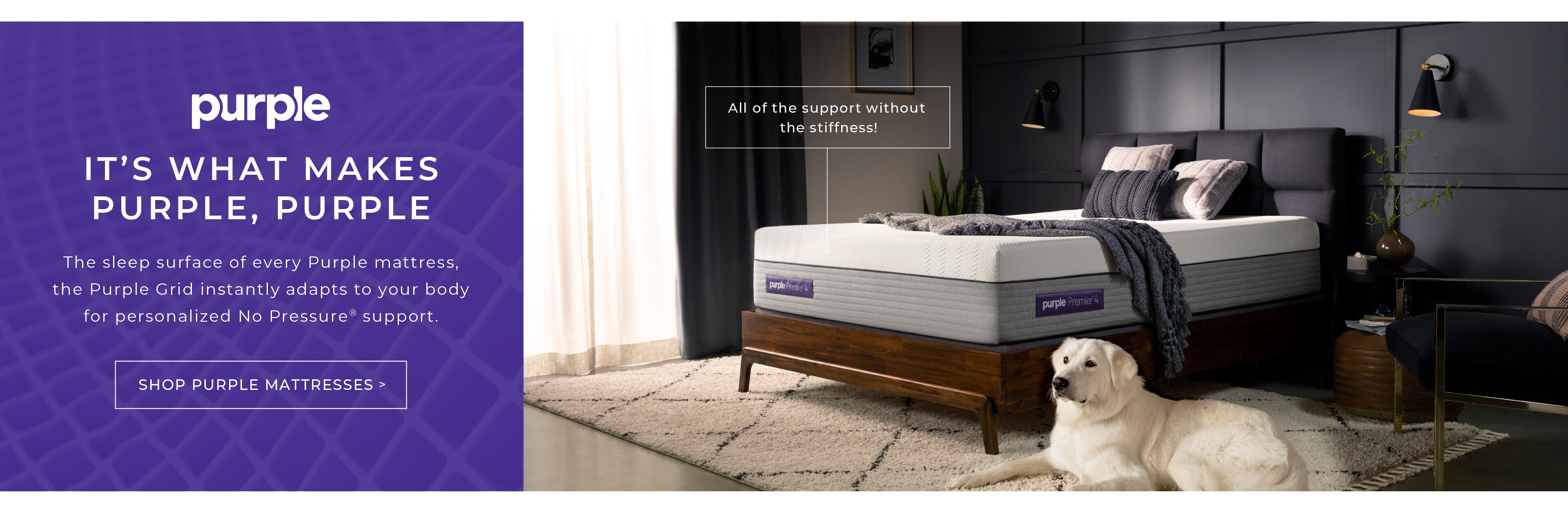 Shop Purple mattress deals.