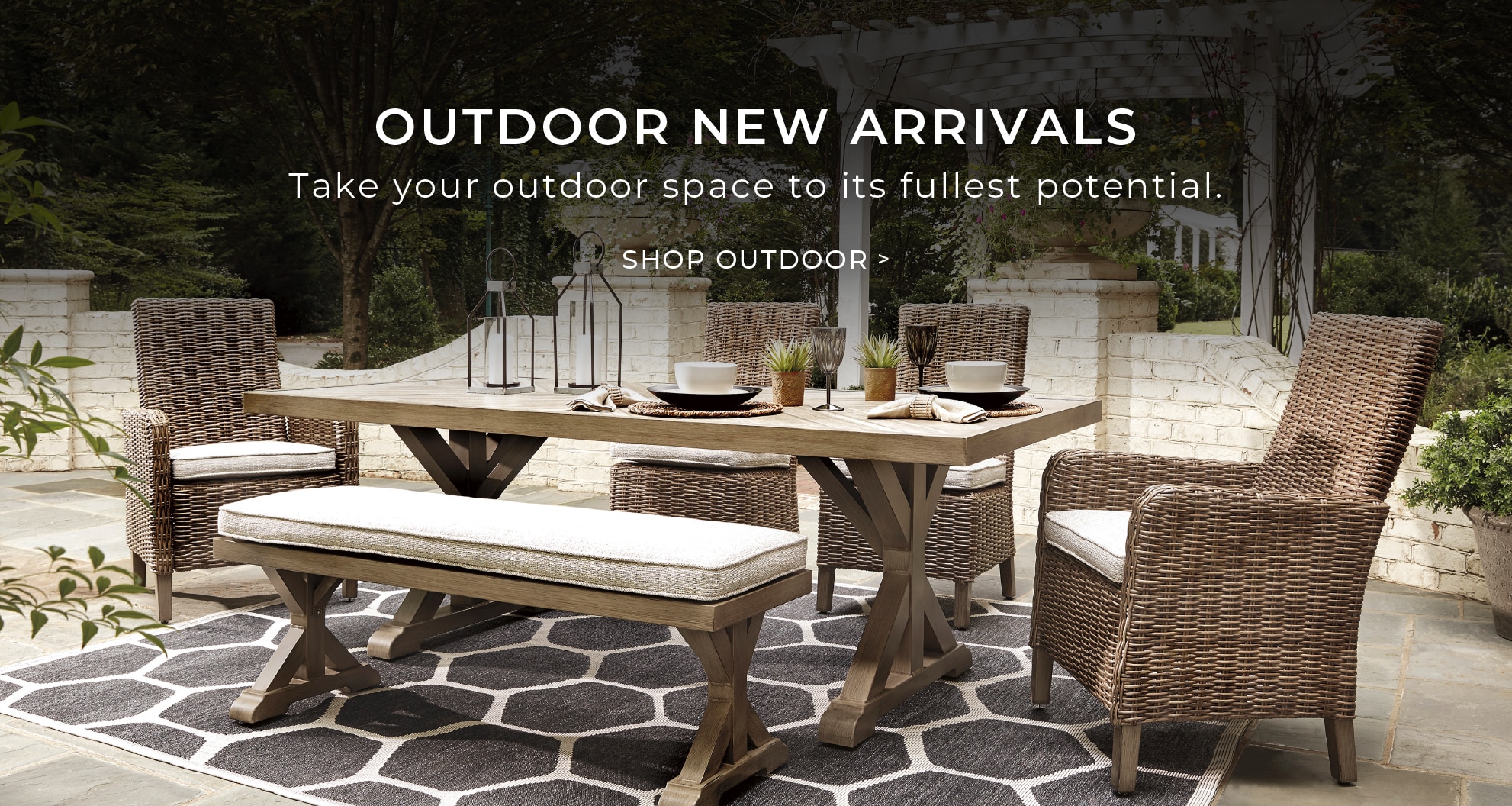 Shop the outdoor collection.