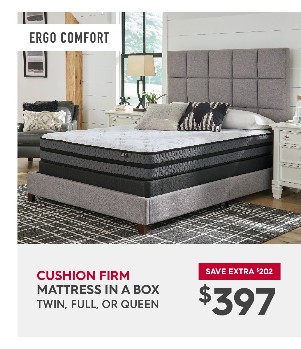 Shop Ergo Comfort Cushion Firm mattress deals.