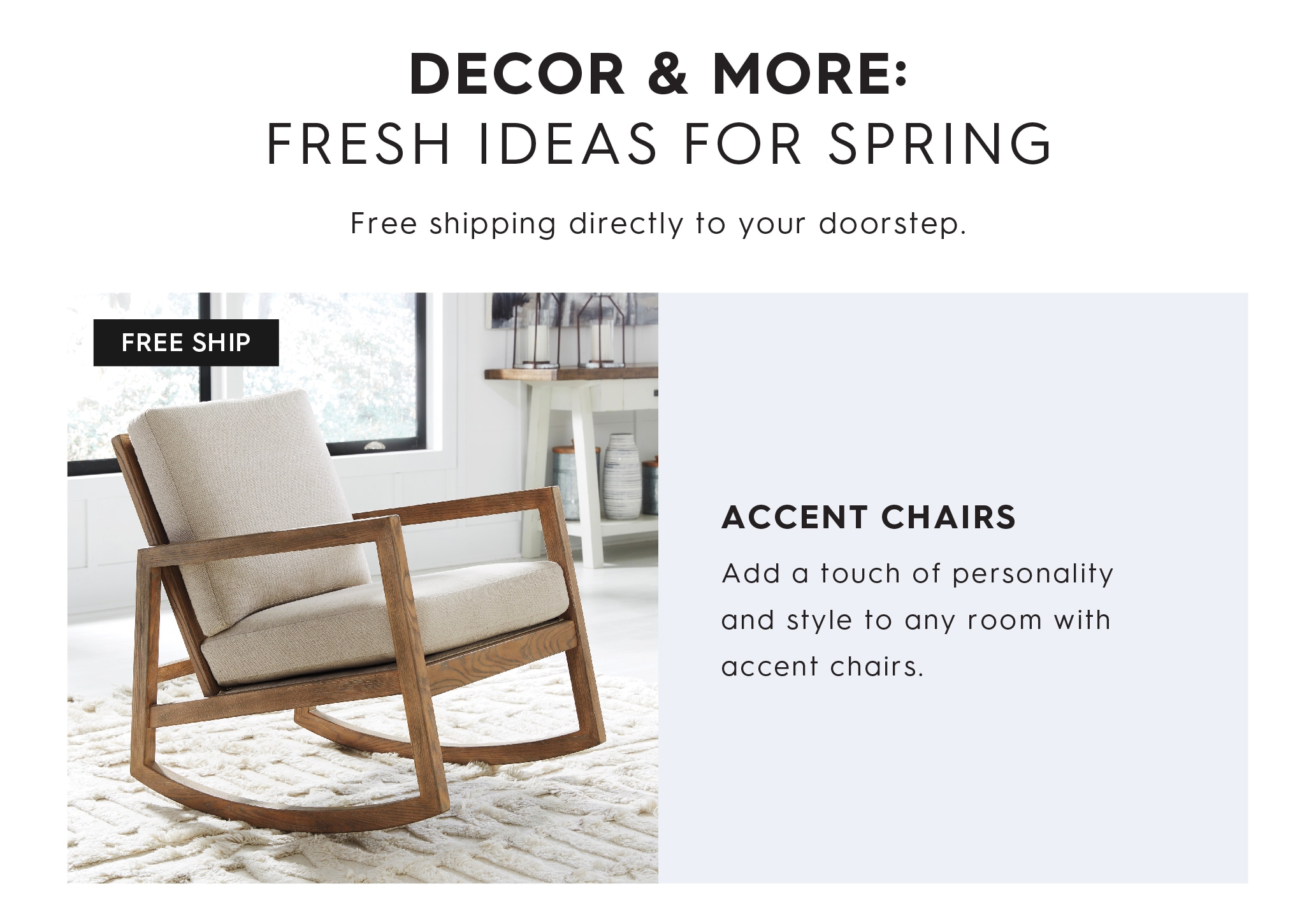 Shop free ship accent chairs.