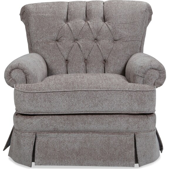 Living Room Furniture - Cassanda Chair - Mushroom