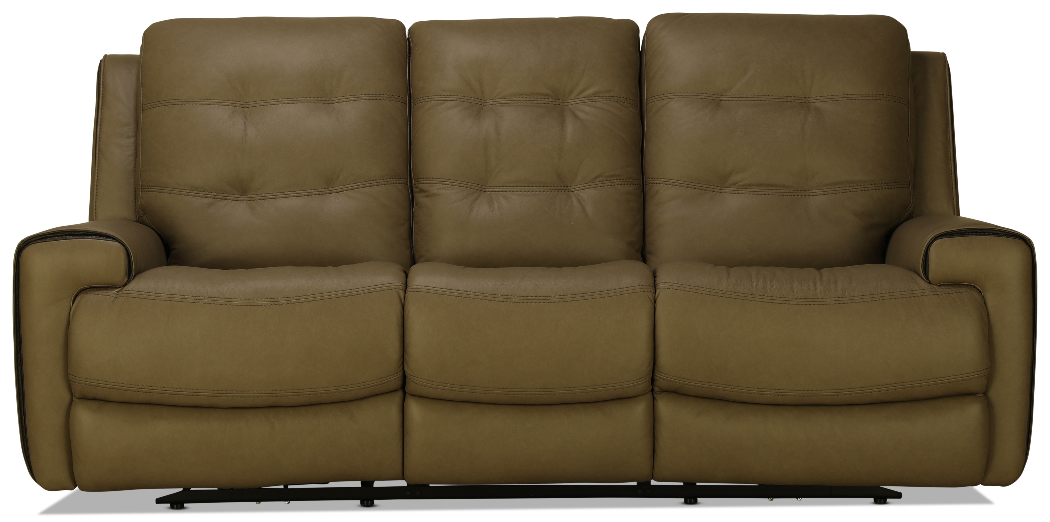 sloan reclining leather sofa