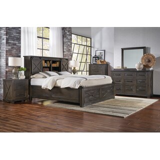 Liam 4pc King Storage Bedroom Levin, King Size Bed Nebraska Furniture Mart
