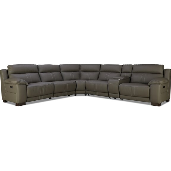 Living Room Furniture - Slater 6pc Power Reclining Sectional