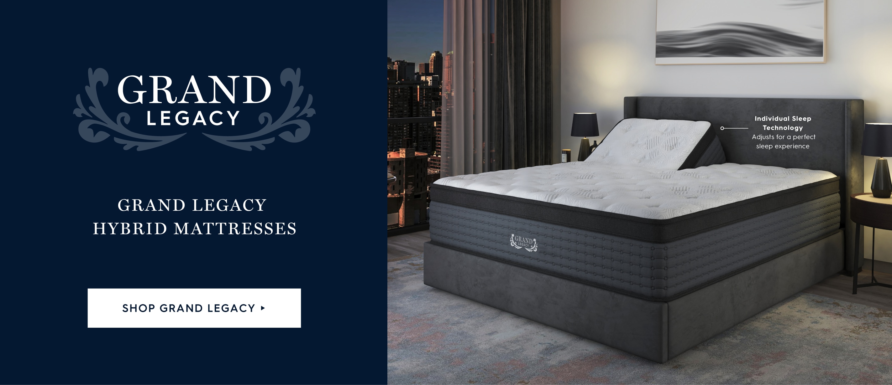 Shop Grand Legacy brand mattresses.