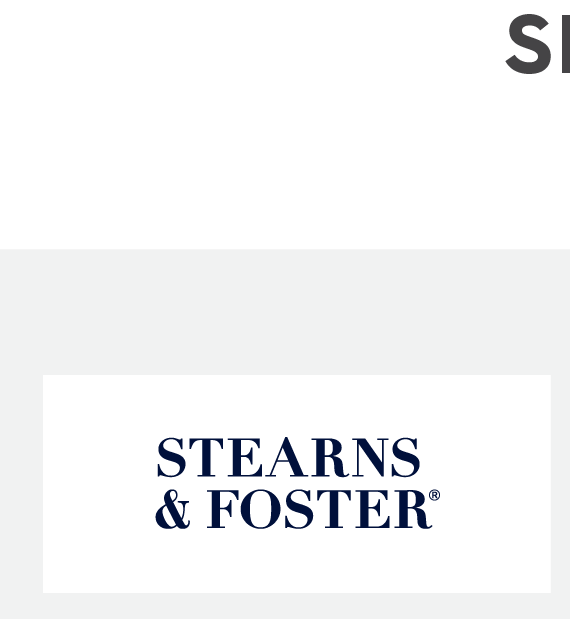 Shop Stearns and Foster brand mattresses.