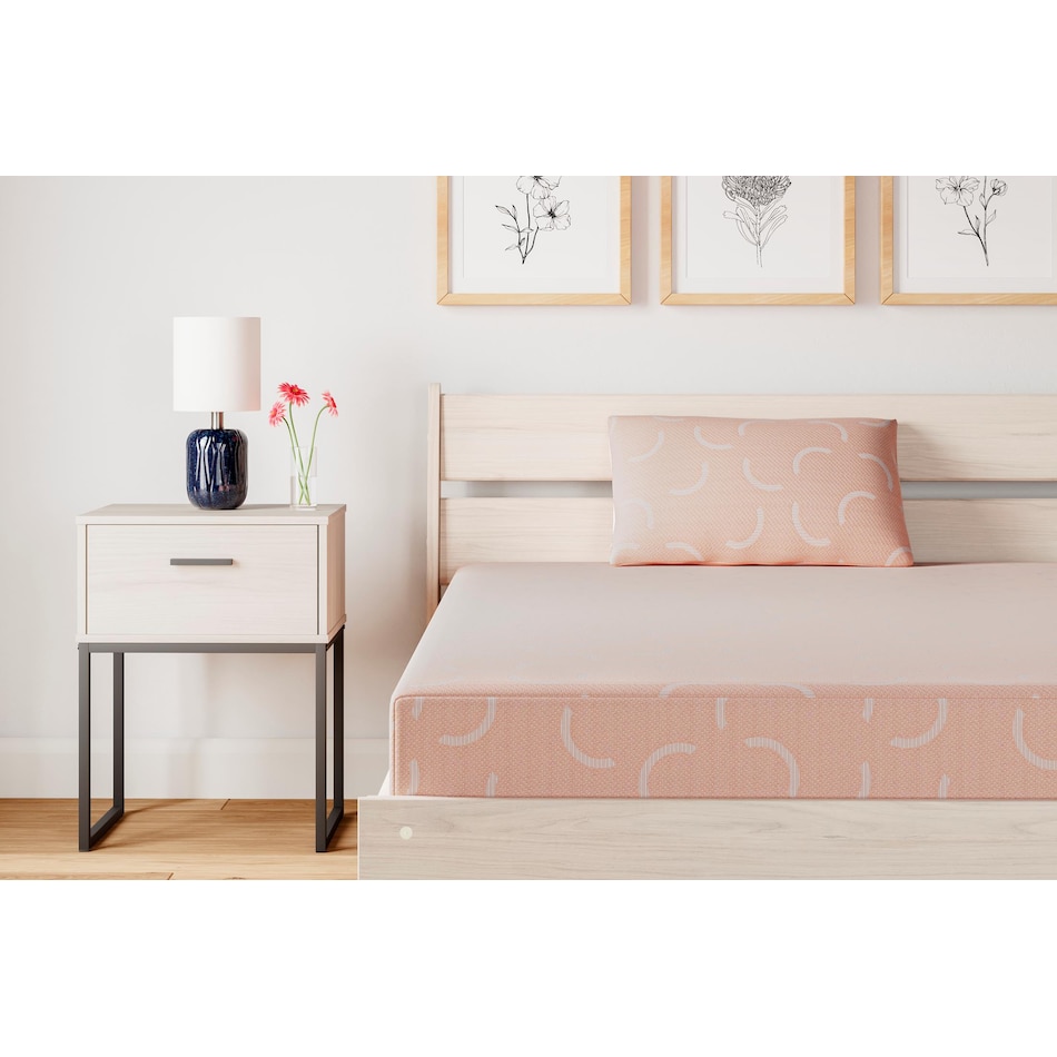  ikidz pink bd twin mattress m  