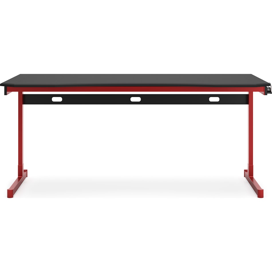  lynxtyn home office black   red of desk h   