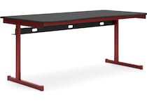  lynxtyn home office black   red of desk h   