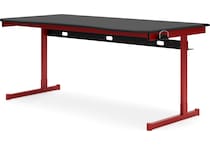  lynxtyn home office black   red of desk h   