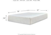 inch chime bed in a box dimension schematic m  