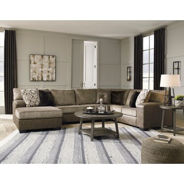 Abalone 3-Piece Sectional - Left Facing