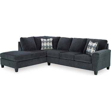 Abinger 2-Piece Smoke Sleeper Sectional with Chaise