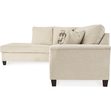 Abinger 2-Piece Natural Sectional with Chaise