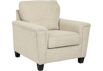 abinger neutral st stationary fabric chair   