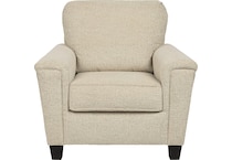 abinger neutral st stationary fabric chair   