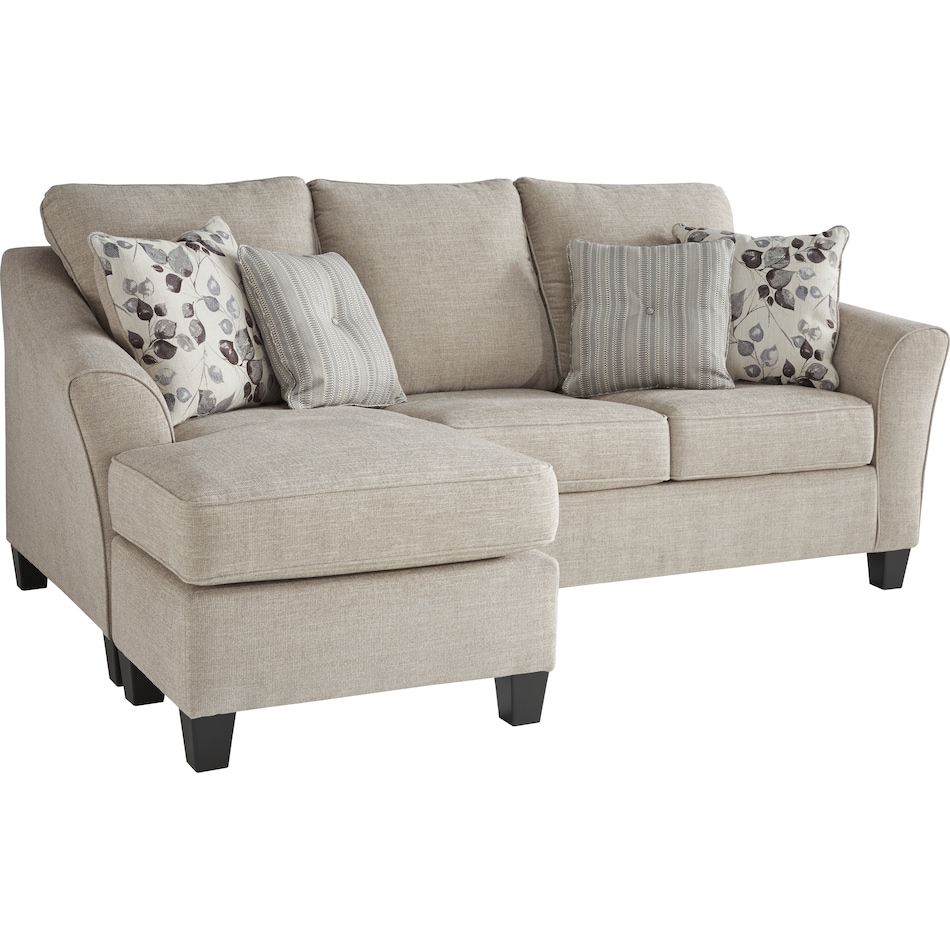 abney neutral sofa chaise   