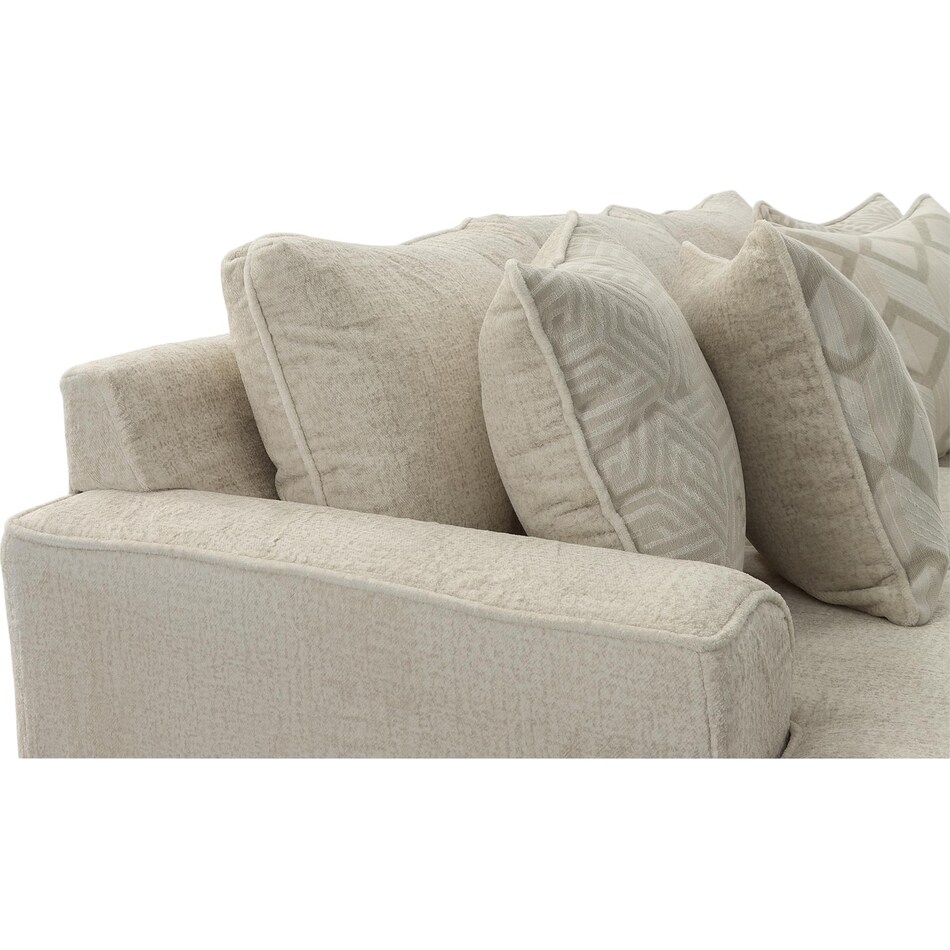 acadia living room cream   gray st stationary fabric sofa   