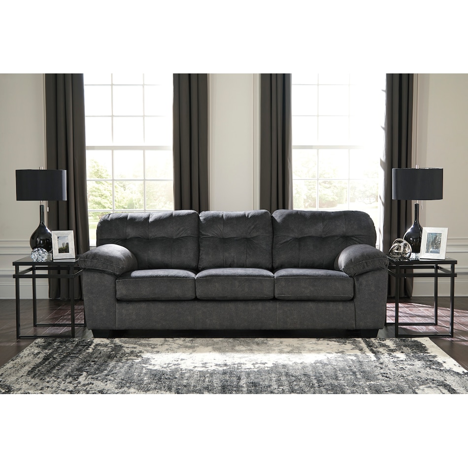 accrington gray sofa   