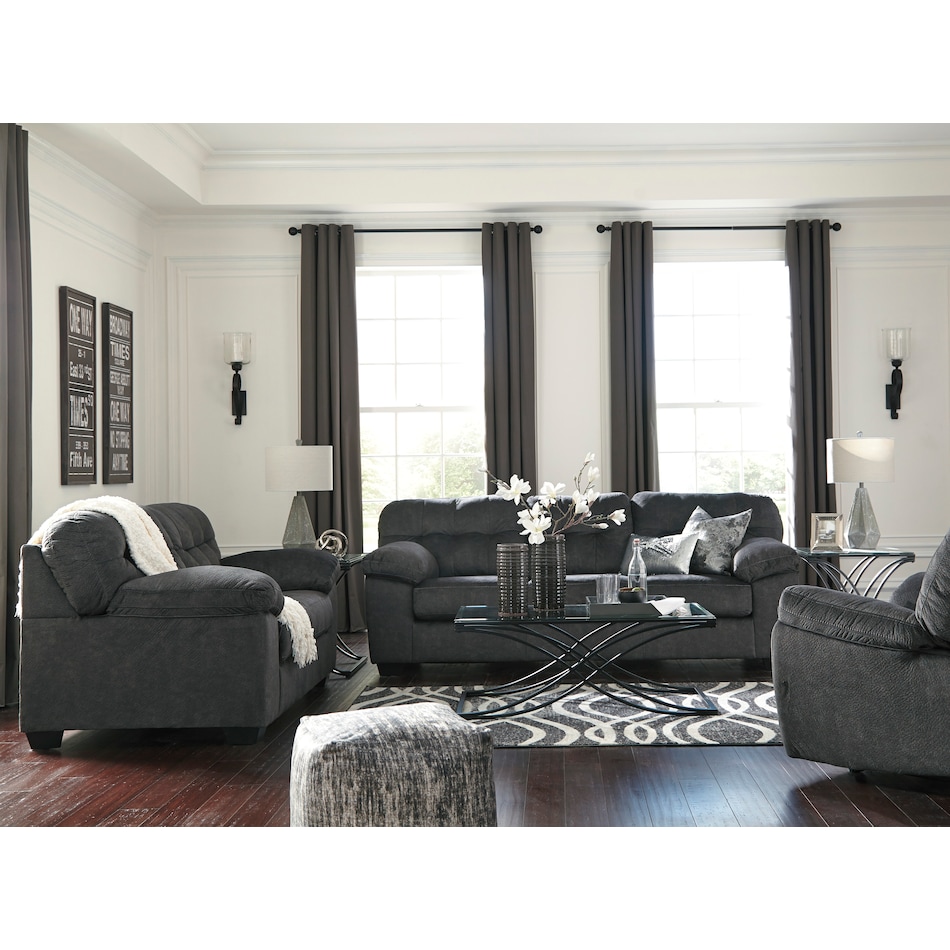 accrington gray st feo stationary fabric sofa   