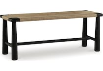 acerman accent black   natural at wood accent piece a  