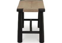 acerman accent black   natural at wood accent piece a  