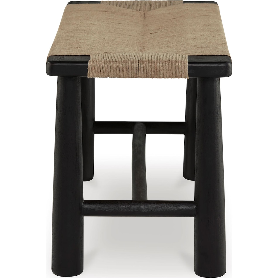 acerman accent black   natural at wood accent piece a  