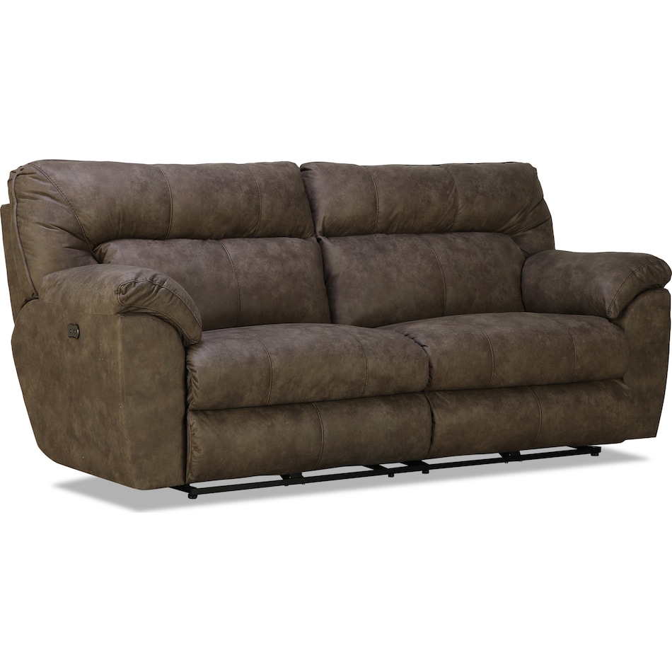 adeline brown mt motion fabric sofa p   