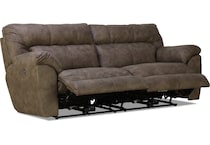 adeline brown mt motion fabric sofa p   