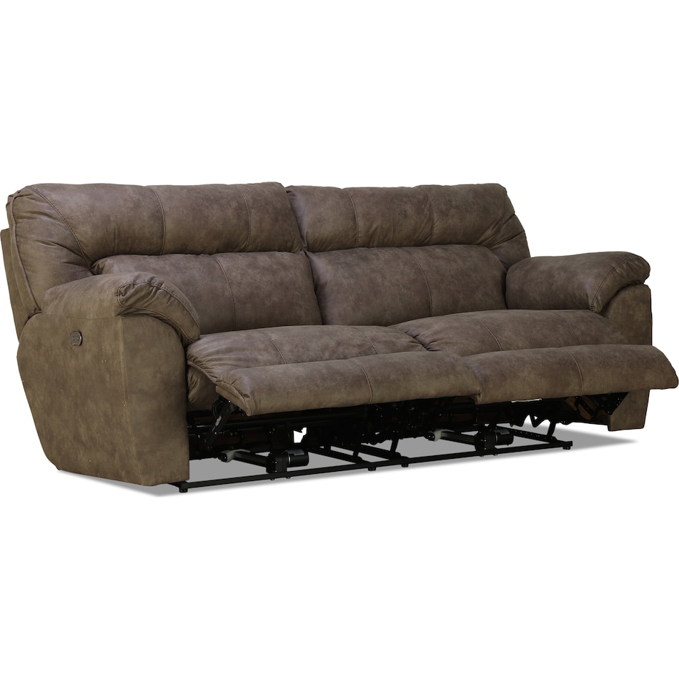 adeline brown mt motion fabric sofa p   