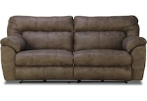 adeline brown power sofa   