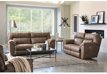 adeline brown power sofa   