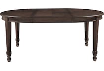 adinton dark brown dining table d   