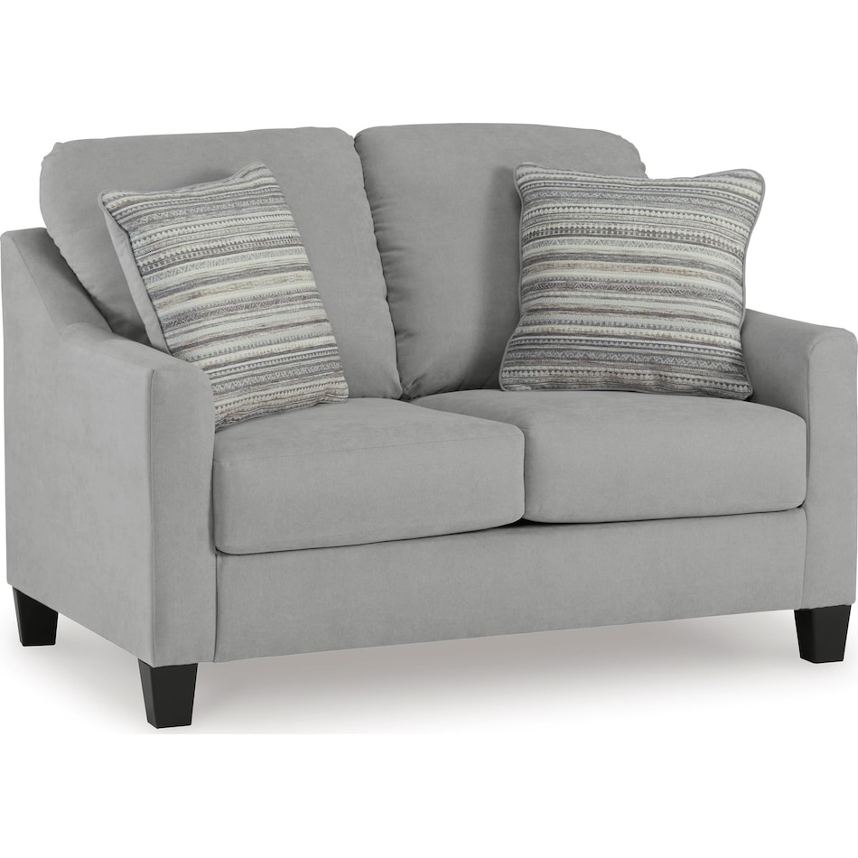 adlai living room gray st loveseat   