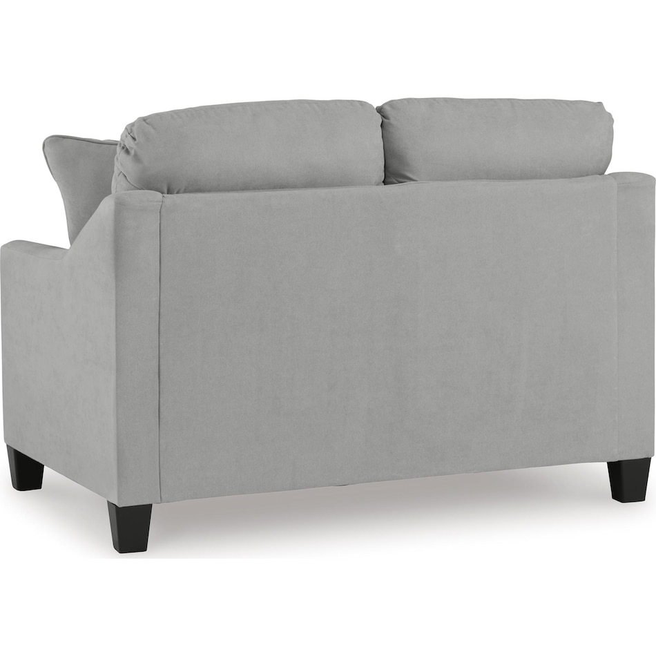 adlai living room gray st loveseat   