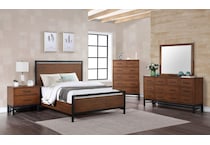 affinity bedroom brown nightstand   