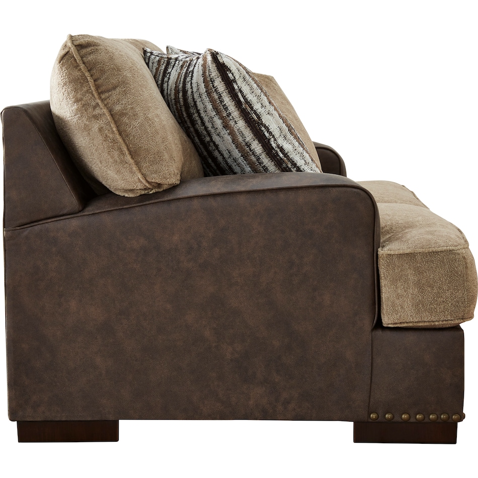 alesbury chocolate st loveseat   