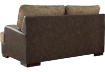 alesbury chocolate st loveseat   